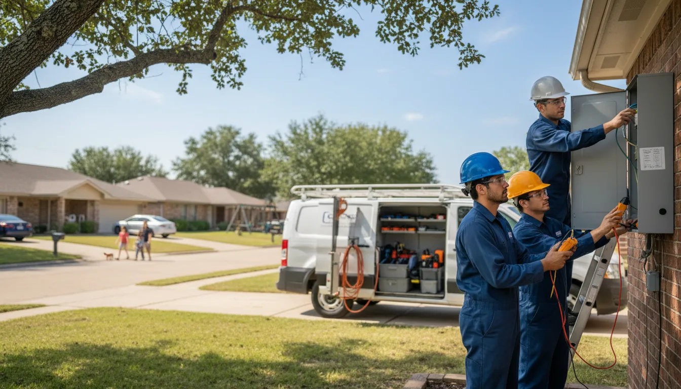 Certified electrician providing emergency electrical services in Spalding, NE